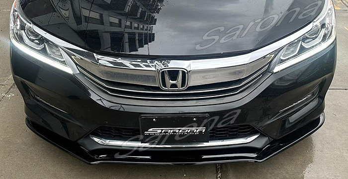 Custom Honda Accord  Sedan Front Lip/Splitter (2016 - 2017) - $299.00 (Part #HD-030-FA)